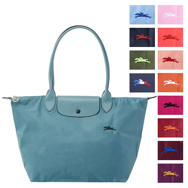 美品USED！プリアージュ トート ターコイズ M LONGCHAMP 並行輸入 ロンシャン トートバッグ ターコイズ 水色