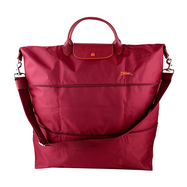 未使用に近い✨【Longchamp】プリアージュ　ボストンバッグ　レッド LONGCHAMP 並行輸入 ロンシャン ボストンバッグ ガーネット