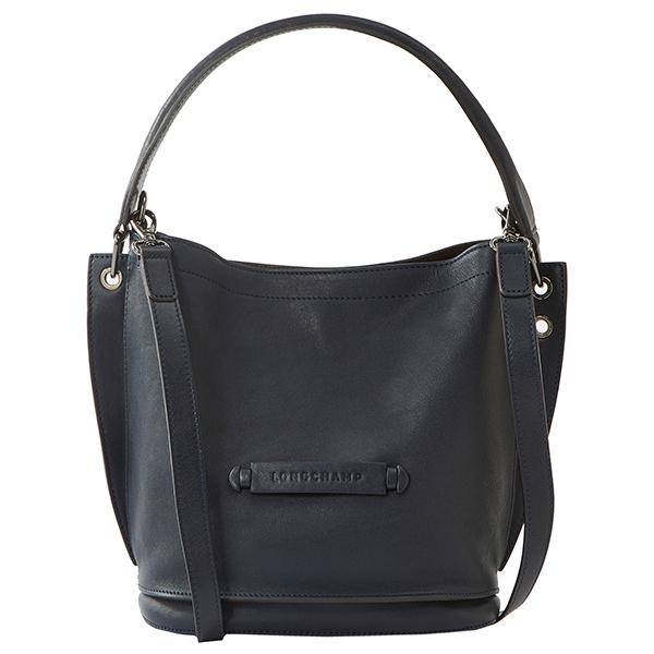 LONGCHAMP ロンシャン ショルダーバッグ ネイビー スリーディー