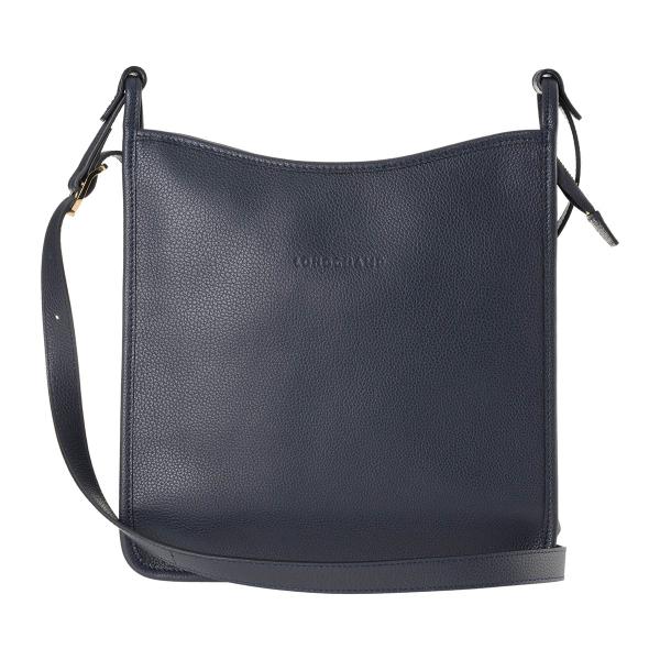 極美品 ロンシャン ル・フローネ ショルダーバッグ レザー ネイビー 紺 253 極美品 ロンシャン ル・フローネ ショルダーバッグ レザー ネイビー 紺