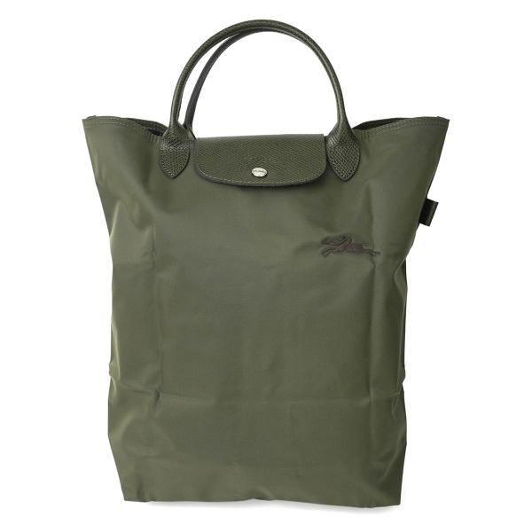 並行輸入 ロンシャン ハンドバッグ LONGCHAMP ル プリアージュ グリーン ショッピングバッグ Mサイズ 10168 919 479 レディース ダークグリーン 深緑