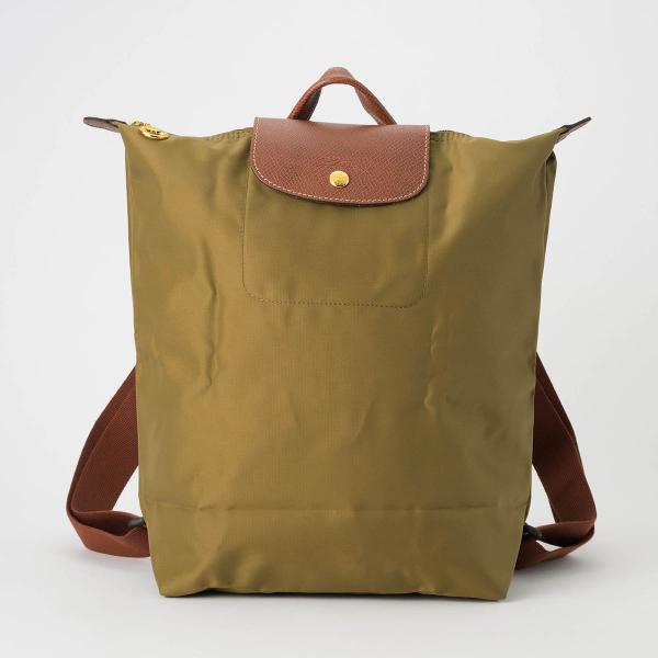 並行輸入 ロンシャン リュック LONGCHAMP ル プリアージュ オリジナル バックパック Mサイズ 10284 089 510 レディース カーキ