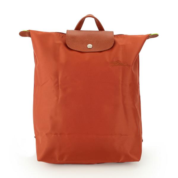 並行輸入 ロンシャン リュック LONGCHAMP ル プリアージュ グリーン バックパック Mサイズ 10284 919 404 メンズ ブラウン 赤茶