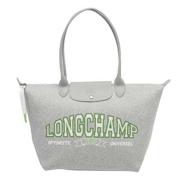 【新品】LONGCHAMP 3wa y ショルダー付きバック　グレー ロンシャン ハンドバッグ ショルダーバッグ プリアージュ