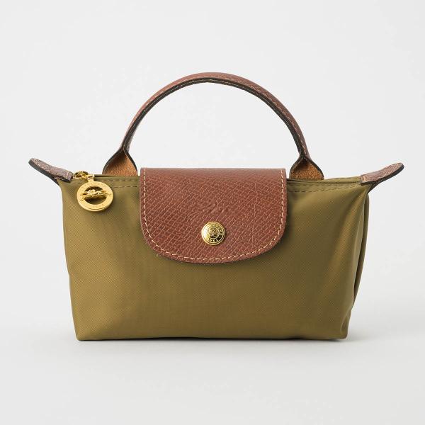 並行輸入 ロンシャン ポーチ LONGCHAMP ル プリアージュ オリジナル ハンドル付きポーチ 34175 089 510 レディース カーキ 爆買