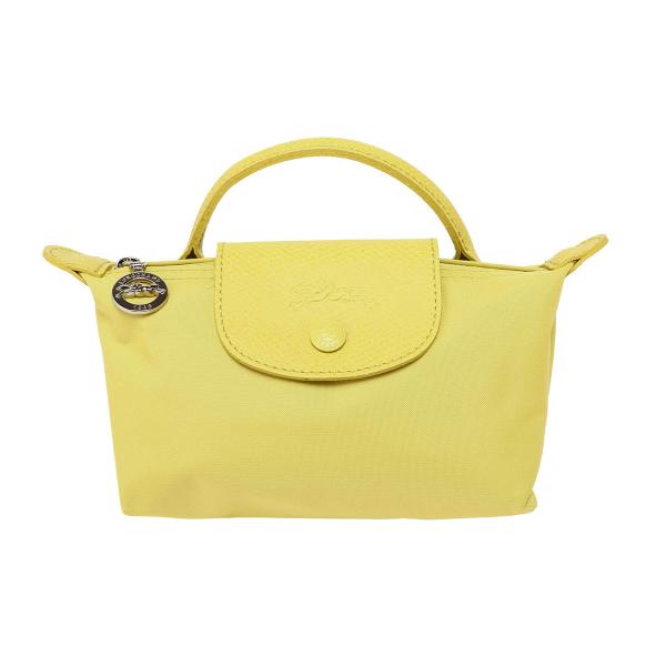 並行輸入 ロンシャン ポーチ LONGCHAMP ル プリアージュ ワン ハンドル付き ポーチ 34175 979 163 レディース ライトグリーン 黄緑 爆買