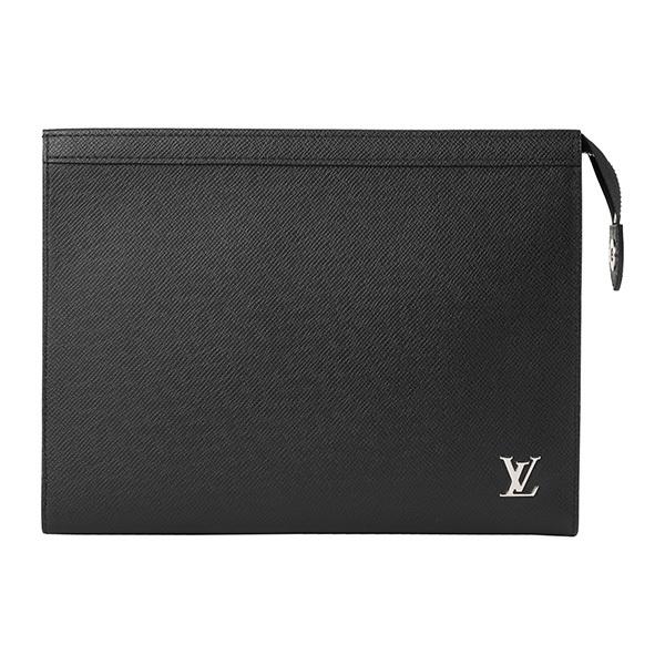 Louis Vuitton ブラック クラッチバッグ LOUIS VUITTON 並行輸入 ルイヴィトン クラッチ セカンドバッグ