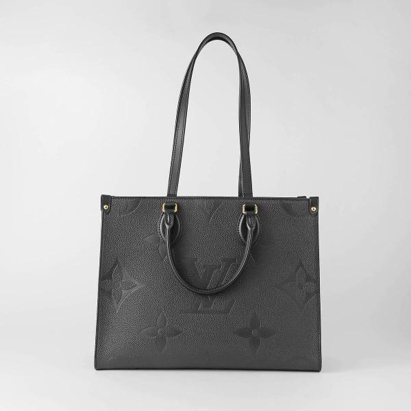 ルイヴィトン LOUIS VUITTON ハンドバッグ モノグラムアンプラント オンザゴーMM トート M45595 ブラック sekido_2700001978336