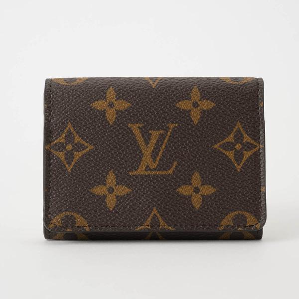 並行輸入 ルイヴィトン カードケース Louis Vuitton モノグラム アンヴェロップ・カルト ドゥ ヴィジット M63801 ユニセックス ブラウン 茶 爆買