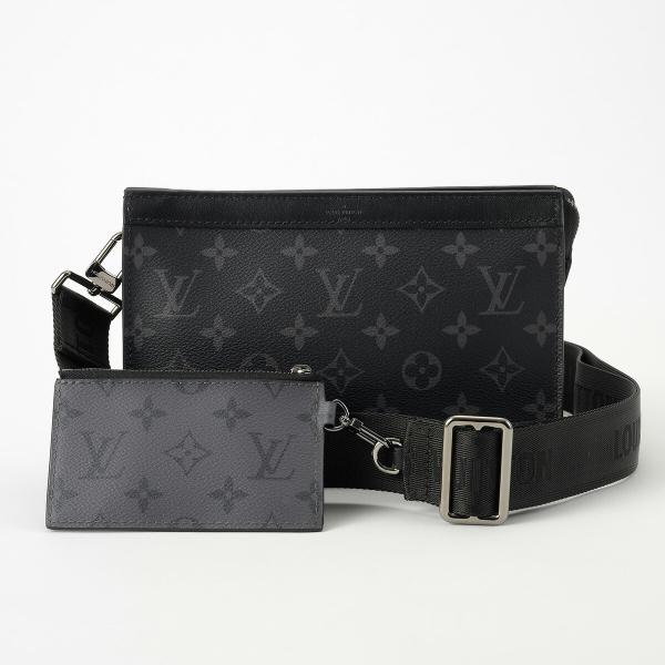 新品同様/IC ルイヴィトン モノグラムエクリプス ガストン ショルダーバッグ LOUIS VUITTON（ルイ・ヴィトン） 並行輸入 ショルダーバッグ