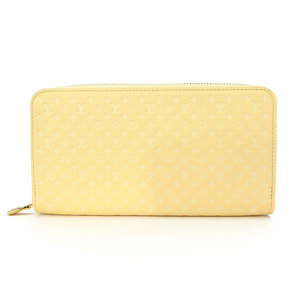 Louis Vuitton イエロー モノグラム 長財布 明日着 限定カラー 黄 モノグラム 長財布 ZIPPY ルイヴィトン