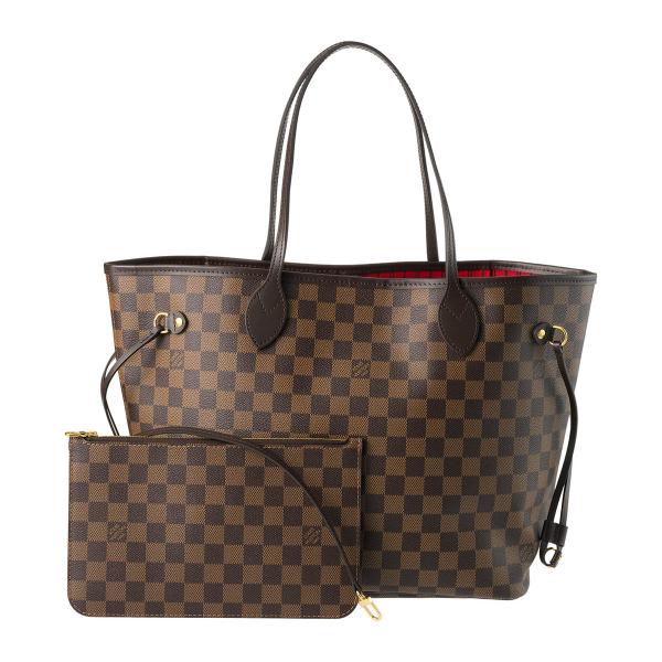 【美品】　ルイヴィトン　ネヴァーフルMM　ダミエ　エベヌ　トートバッグ LOUIS VUITTON 並行輸入 ルイヴィトン トートバッグ ダミエ・エベヌ