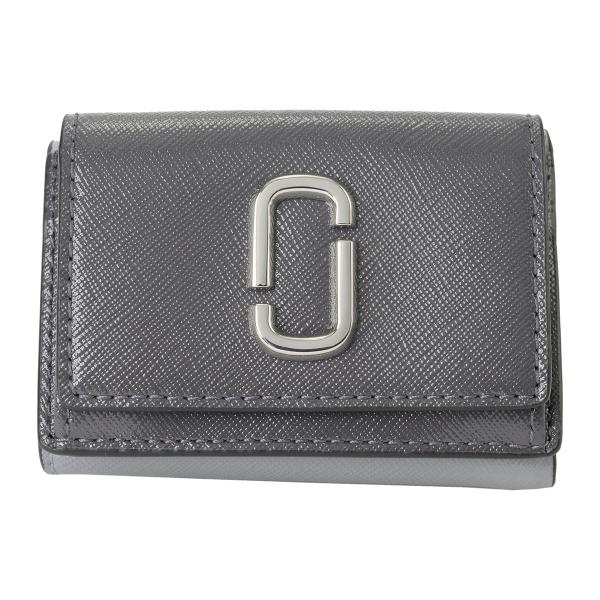 並行輸入 マークジェイコブス 3つ折り財布 MARC JACOBS ザ ユーティリティ スナップショット 2F3SMP060S07 046 レディース グレー