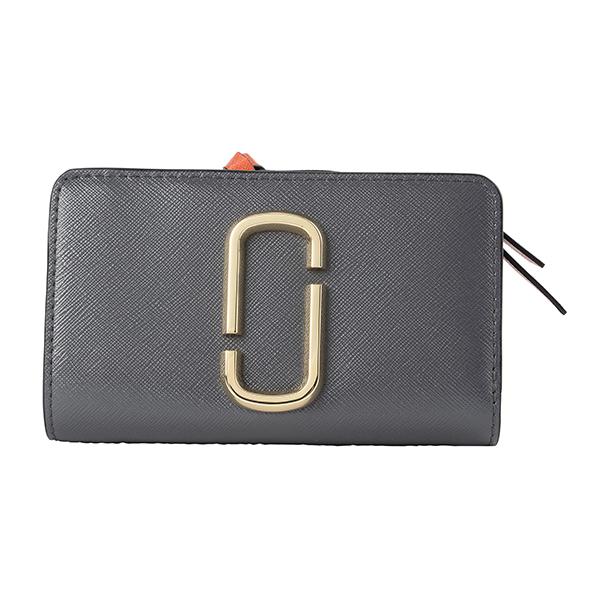 MARC JACOBS マークジェイコブス 2つ折り財布 グレー M0013356 024 