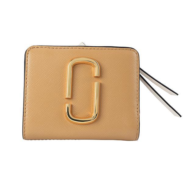マークジェイコブス 2つ折り財布 ベージュ MARC JACOBS M0013360 289 :GMCM0013360289:ブランドストリートリング 通販 MARC JACOBS 二つ折り財布