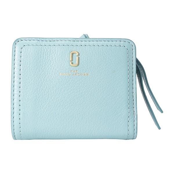 74%OFF!】 □MARC JACOBSマークジェイコブス□ブルー レザー 二つ折り