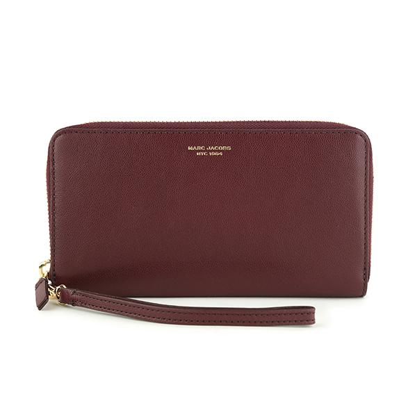 並行輸入 マークジェイコブス 長財布(ラウンドファスナー) MARC JACOBS スリム 84 S171L03FA22 605 レディース ワインレッド 爆買