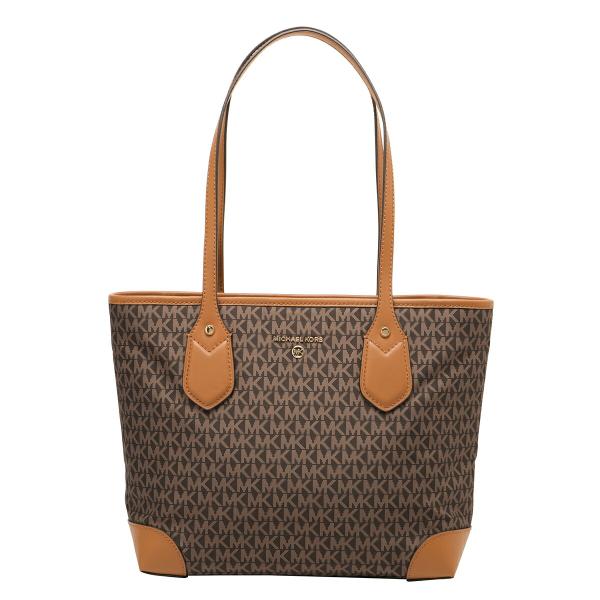 マイケルコース MICHAEL KORS MK総柄トートバッグ 茶 MICHAEL KORS（マイケルコース） 並行輸入 トートバッグ エヴァ