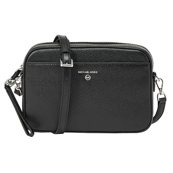 MICHAEL KORS ジェットセット チャーム ショルダーバッグ 本革 黒 JET SET CHARM(ジェット セット チャーム) フォーン クロス