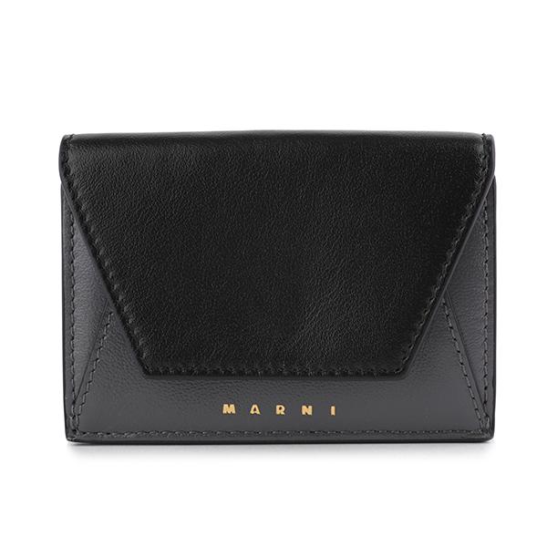 MARNI（マルニ） 並行輸入 3つ折り財布 カラーブロック PFMO0056U1