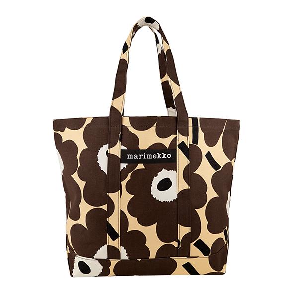 専用　　marimekko ベージュ トートバッグ marimekko（マリメッコ） 並行輸入 トートバッグ ベージュ PERUSKASSI