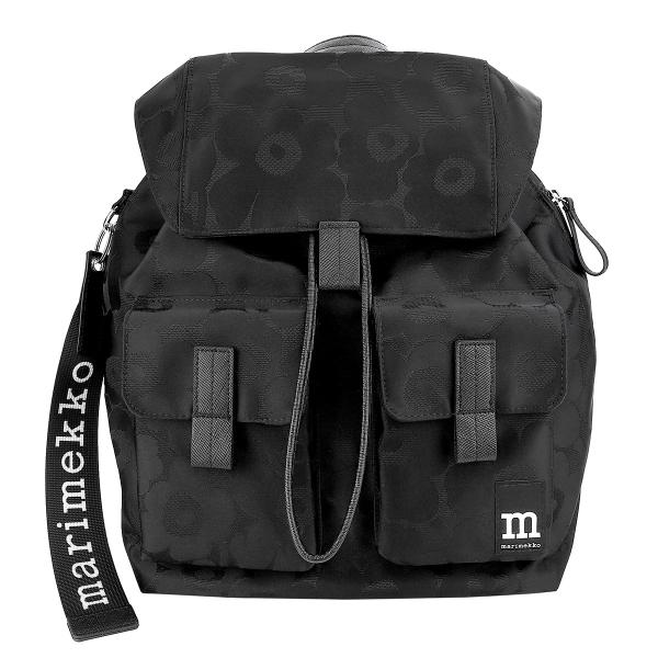 並行輸入 マリメッコ リュック Marimekko ウニッコ EVERYTHING BACKPACK L 092229 999 レディース ブラック 黒 爆買