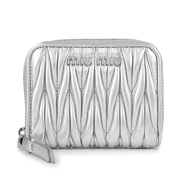 miu ミュウミュウ コインケース MIU マテラッセ 5MM268 N88 F0118 