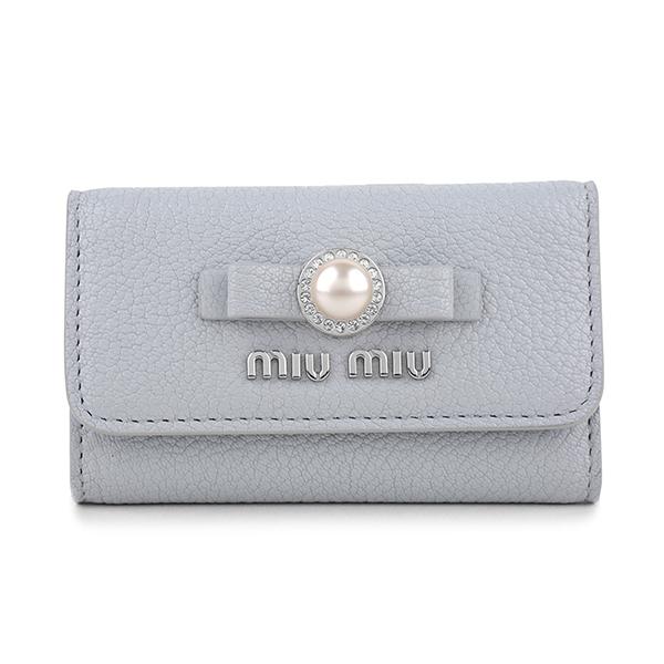 miu ミュウミュウ キーケース MIU マドラスパール 5PG222 2F3R miu ミュウミュウ キーケース MIU マドラスパール 5PG222 2F3R