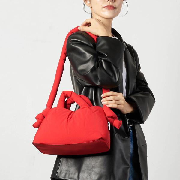 並行輸入 オレンド ショルダーバッグ OLEND ミニオナ ソフトバッグ MINIONA SOFT BAG RED ユニセックス レッド 赤