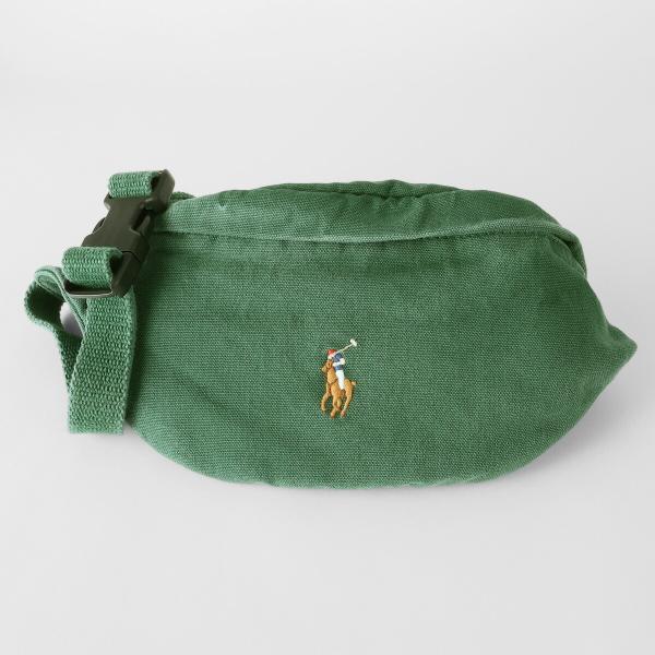 【新品タグ付】ポロラルフローレン ウエストバッグ グリーン POLO RALPH LAUREN（ポロ・ラルフローレン） 並行輸入 ポロ ラルフ