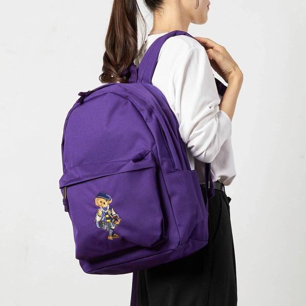 並行輸入 ポロ ラルフローレン リュックサック POLO RALPH LAUREN ポロベアー 9AR149 PCR ユニセックス パープル 紫