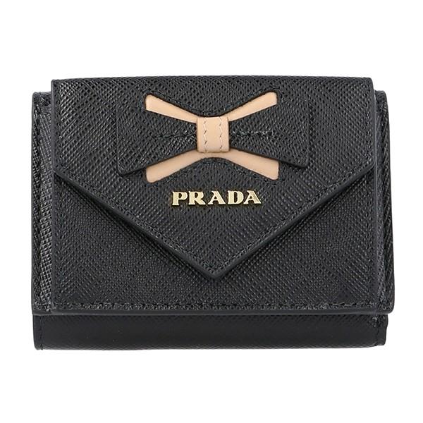 PRADA プラダ サフィアーノ 三つ折り財布 1MH021 楽天市場】プラダ 三つ折り財布 財布 サフィアーノミニ財布 レディース