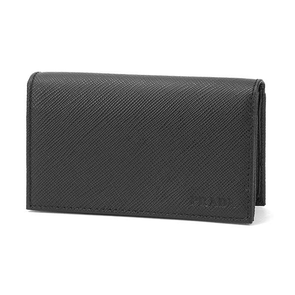 プラダ PRADA カードケース サフィアーノ フラップ 2M1122 ブラック
