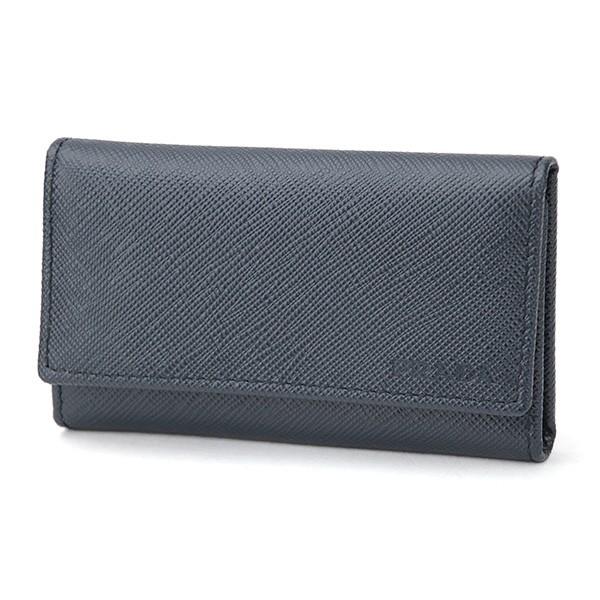 PRADA キーケース ネイビー n*7様 PRADA ネイビー レザー キーケース