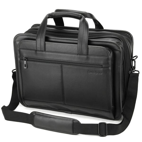 並行輸入 サムソナイト ビジネスバッグ Samsonite レザー ビジネス 43118 1041 メンズ ブラック 黒 爆買