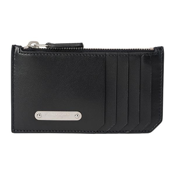 SAINT LAURENT サンローラン カードケース ロゴプレート 462346 DV70E 