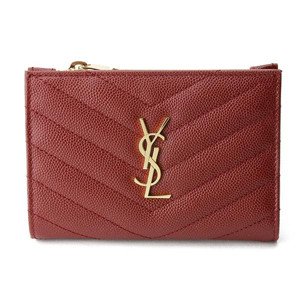 ⭐︎美品⭐︎ SAINT LAURENT 赤 二つ折り財布 SAINT LAURENT サンローラン 2つ折り財布 レッド 赤 575974