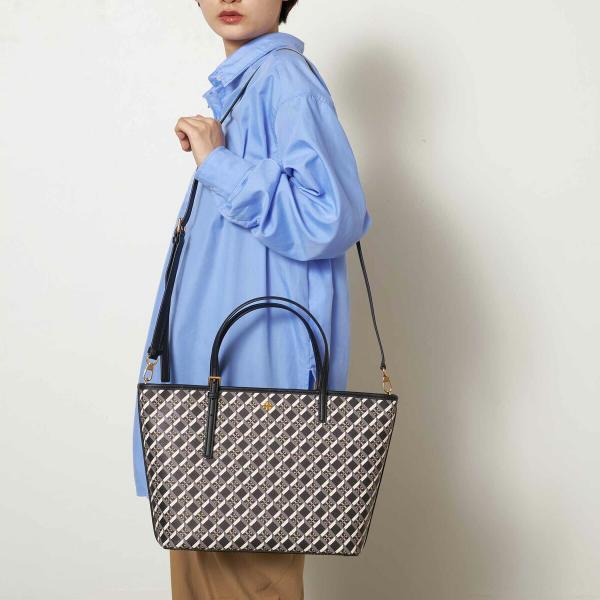 Tory Burch ロゴパターン ハンドバッグ