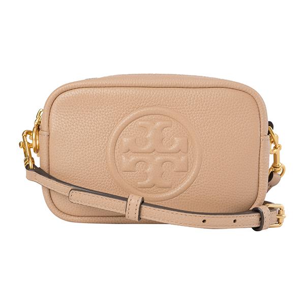 Tory Burch ベージュ トートバッグ フリンジ付き 良品】トリーバーチ トートバッグ オールレザー フリンジ ピンク