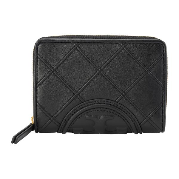 ほぼ未使用品　TORY BURCH トリーバーチ　折り財布　二つ折り　ブラック TORY BURCH 並行輸入 トリーバーチ 2つ折り財布 ブレイク カラー