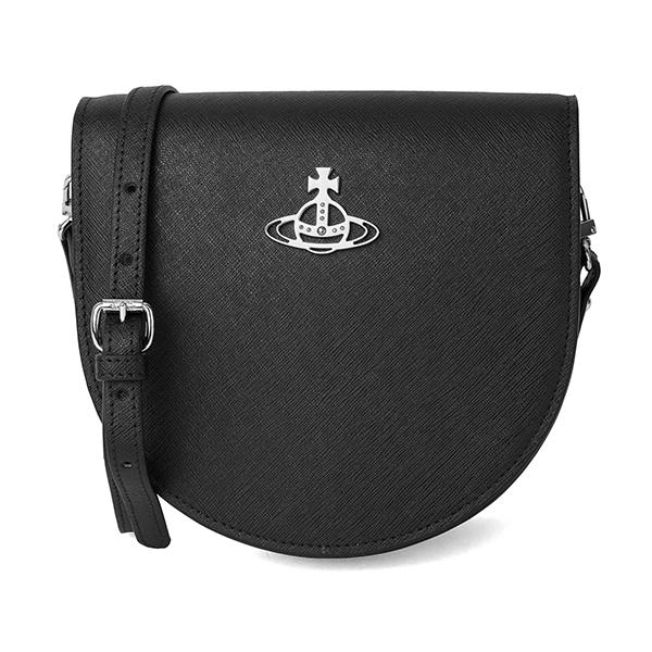 並行輸入 ヴィヴィアン ウエストウッド ショルダーバッグ Vivienne Westwood サフィアーノ 43030097 L001N N402 レディース ブラック 黒 爆買