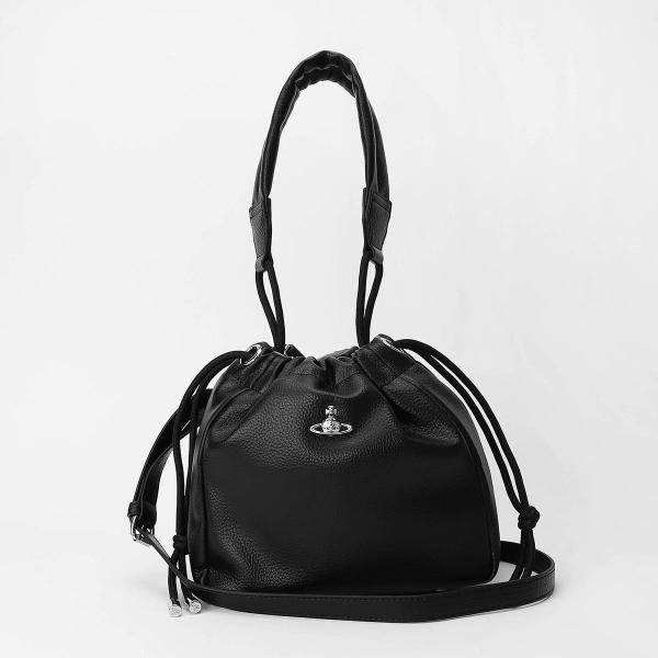 並行輸入 ヴィヴィアン ウエストウッド ショルダーバッグ Vivienne Westwood ヒラリー 4C03000CU S000D N403 レディース ブラック 黒