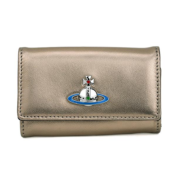 VivienneWestwood ゴールド&シルバー キーケース Vivienne Westwood ヴィヴィアンウエストウッド 4連 キーケース