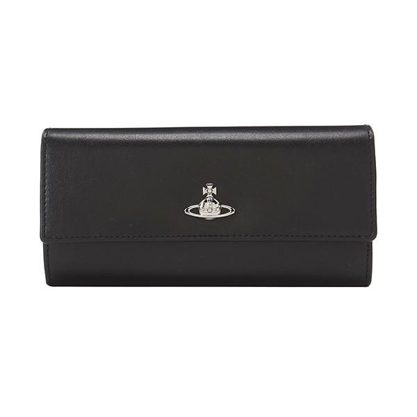 【ショッパー付】Vivienne Westwood 長財布 ブラック マット ヴィヴィアン ウエストウッド Vivienne Westwood 財布 長財布
