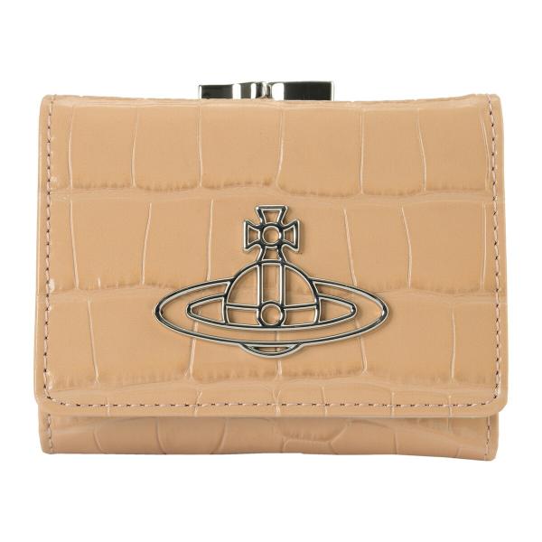 Vivienne Westwood レッド クロコダイル風 三つ折り財布 Vivienne Westwood（ヴィヴィアンウエストウッド） 三つ折り財布