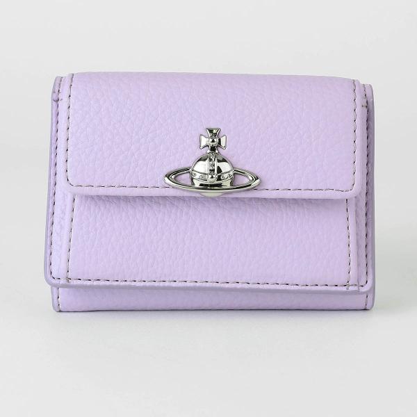並行輸入 ヴィヴィアン ウエストウッド 3つ折り財布 Vivienne Westwood ピーユー グレイン 5115002TW S000D J402 ユニセックス パープル 紫