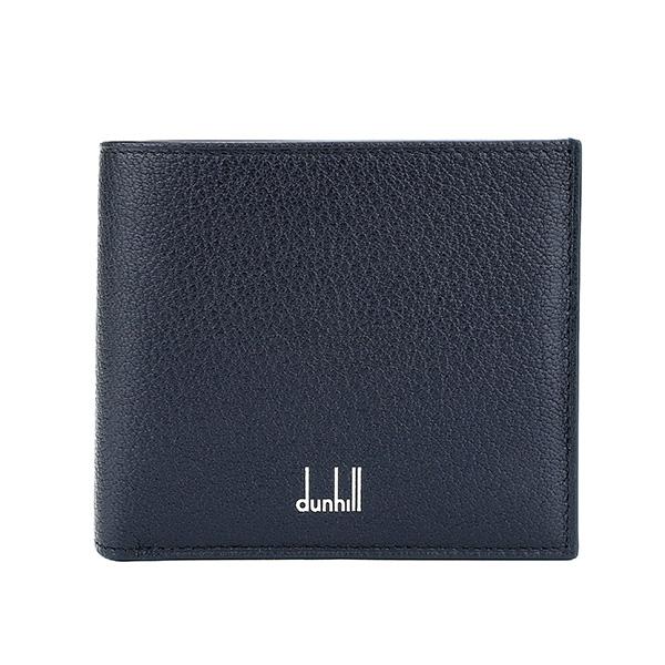 並行輸入 ダンヒル 2つ折り財布 dunhill デューク ファインレザー DU20F2320GS 410 メンズ ダークネイビー 濃紺 爆買