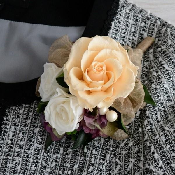 プリザーブドフラワー コサージュ 完成品 2wayコサージュ