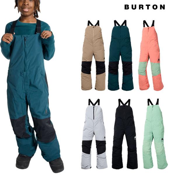 子供用 BURTON パンツ Youth Skylar Bib Pant 1715018　オーバーオール/スカイラービブ定価：　￥20,000 (税抜き)DRYRIDE 2レイヤー素材は優れた防水性と透湿性で内部をドライに保ち、全体に60g...