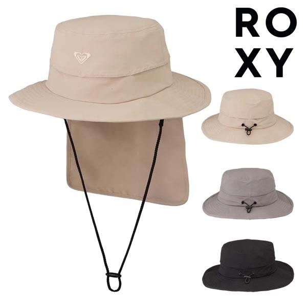 ROXY サーフハット RSA251712 WR UV WATER BEACH HAT 定価：　￥6,000 (税抜き)水や雨の重さでつばが下がらないよう視界を安定させるブリム前面のぺフ芯仕様で、首後ろの日焼けを防止する垂れとあご紐付き。撥...